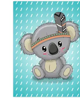 Obraz na stenu - Koala na modrom
