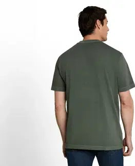 Tričko Tom Tailor Serafino s logom, Deep Leaf Green