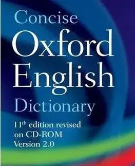 Concise Oxford English Dictionary 11th edition revised on CD