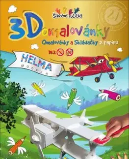 3D omalovánky Letadlo