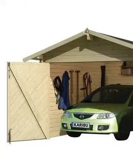 Prístrešok na auto 297 x 447 cm smrek Dekorhome
