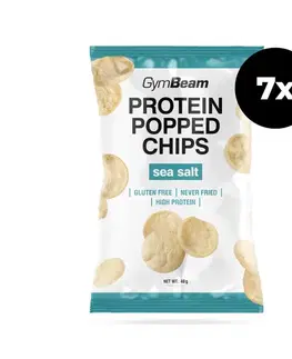 GymBeam Proteínové čipsy morská soľ