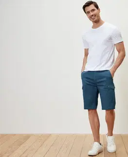 Cargo šortky, modré