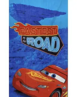 Detská osuška CARS open road 70X140cm Setino Tiahome