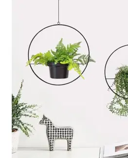  SADA 2x Záves na kvetináč 25cm/30cm kov 968HBR1120