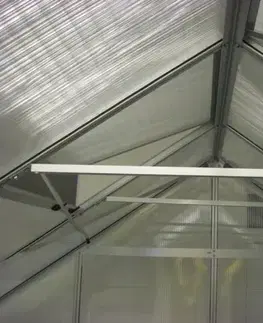 Skleník URANUS 9900 polykarbonát strieborný Dekorhome
