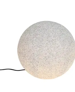 Moderná vonkajšia lampa sivá 45 cm IP65 - Nura