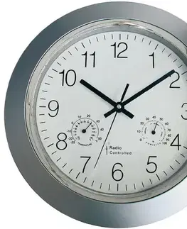 Nástenné DCF hodiny s teplomerom a vlhkomerom 160, 34cm