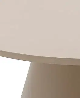 Hliníkový jedálenský stôl ARCADA ø 160 cm (béžová)