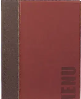 SECURIT Jedálny lístok TRENDY A4, 5 farieb Čierna