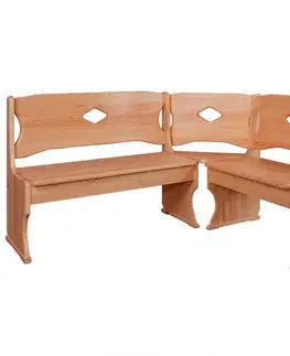 Rohová lavica borovica NR103-150x86x120 jelša