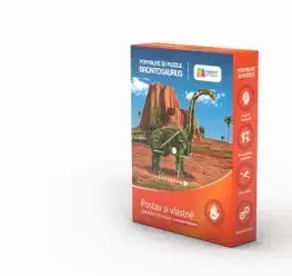 Pohyblivé 3D Puzzle Brontosaurus