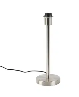 Moderná stolná lampa oceľ bez tienidla - Simplo
