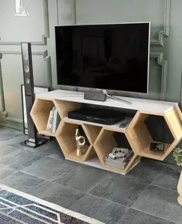 TV stolík Bal - White, Sonomo