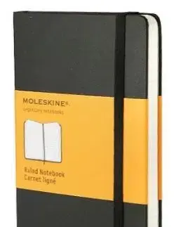 Zápisník MOLESKINE tvrdý linajkový čierny S