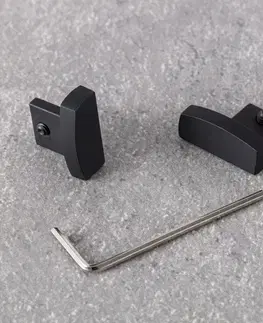 Dekoria Prémiová krytka stropnej lišty čierna 2ks., 1 x 2 x 2,5 cm