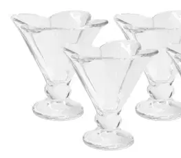 MAKRO - Pohár na zmrzlinu sklenený 6ks, 12,3x11,5cm