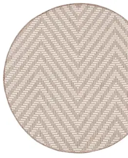 Dekoria Koberec Lineo wool/mink 120cm, ⌀120 cm