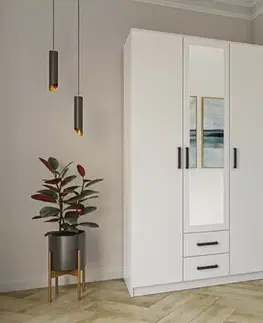 EASY 3D2DR šatníková skriňa, biela