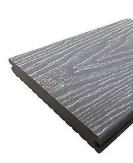 Terasový profil WPC Sun šedá 20 × 140 × 2000 mm | jemné rýh. / drevodekor