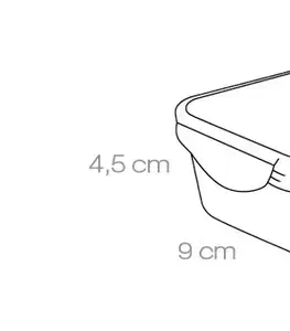 Tescoma dóza FRESHBOX 0.2 l, obdĺžniková