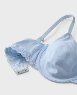 Podprsenka s kosticami, svetlomodrá
