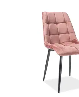 KIK jedálenská stolička, antická ružová