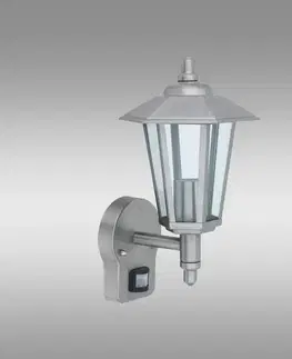 Nástenná lampa Jupiter s pohybovým senzorom VO1961 chróm KG1