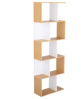 KONDELA Erdem Typ 3 New regál borovica / biela