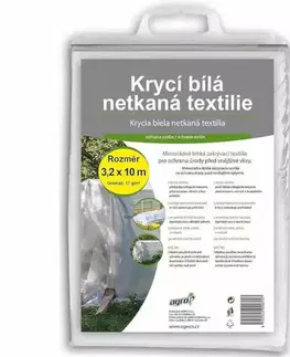 Agro CS Textília biela  netkaná 3,2 x 10 m - taška s uchom - 17g/m2