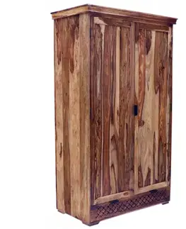 Skriňa Mira 120x200x60 indický masív palisander