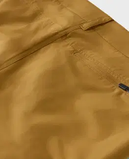 Outdoorové šortky, okrové