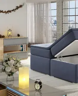 ArtElta Manželská posteľ BOLERO Boxspring | 180 x 200 cm Bolero rozmer: 180x200 cm, Bolero farba: Soft 17