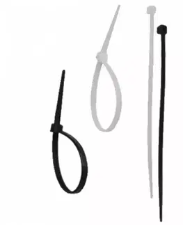 Sťahovacie pásky biele 4,8x300mm (100ks)