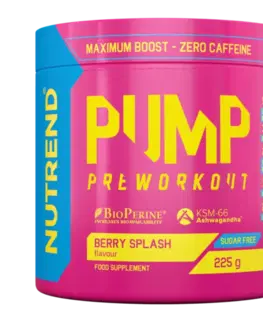 Nutrend Pre-Workout PUMP berry splash
