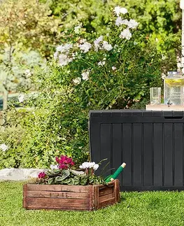 Plastový úložný box 270 L (antracit)