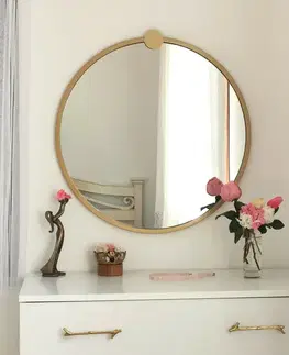 Zrkadlo Gold Metal Ayna 60 cm
