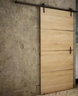 KIER Posuvné dvere RETRO PLUS | 80 cm Farba: jaseň tmavý