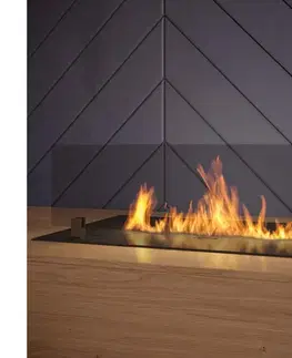 InFire - Vstavaný BIO krb 8,5x60 cm 3,5kW čierna SLIMfire Insert Black 600
