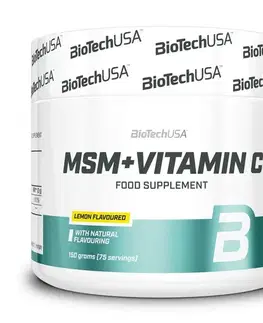 MSM + Vitamin C - Biotech USA 150 g Citrón