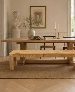 Lavica Manu 175x40 indický masív mango