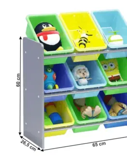 Regál na hračky KIDO TYP 3 Tempo Kondela