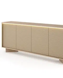 Komoda Semi B 204 4d Boliwar prírodný