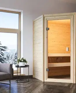 Interiérová fínska sauna 195 x 145 cm Dekorhome