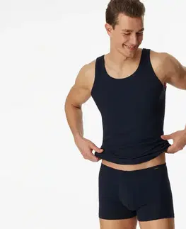 SCHIESSER tielka s rebrovaným úpletom, 2 ks, modré