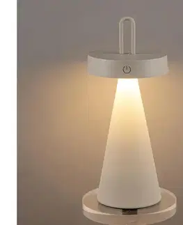 Home Sweet Home Stmievateľná vonkajšia nabíjateľná dotyková stolová LED lampa HALO LED/1,5W/3,7V 3000 mAh IP44 šedá F610000-19