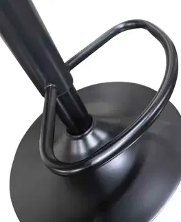 KONDELA Lahela New barová stolička zelená / čierna