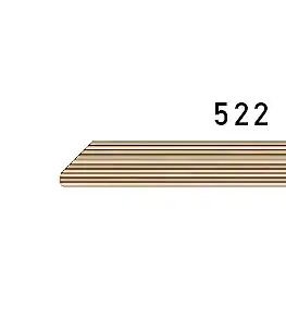 Soklová lišta vlašský orech 9556 522, 78x10x4500 / 6000 mm, TWINSON 10 × 78 × 4500 mm