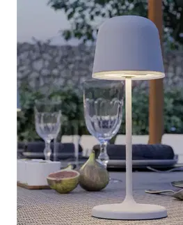 Eglo 901878 - stmievateľná vonkajšia nabíjateľná LED stolová lampa MANNERA-S LED/1,8W/5V IP54 šedá 901878