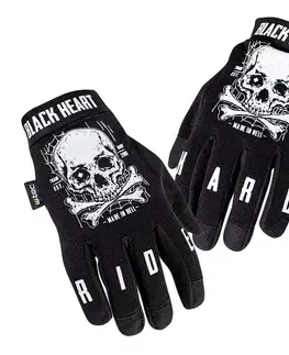 W-TEC Black Heart Web Skull čierna - XXL